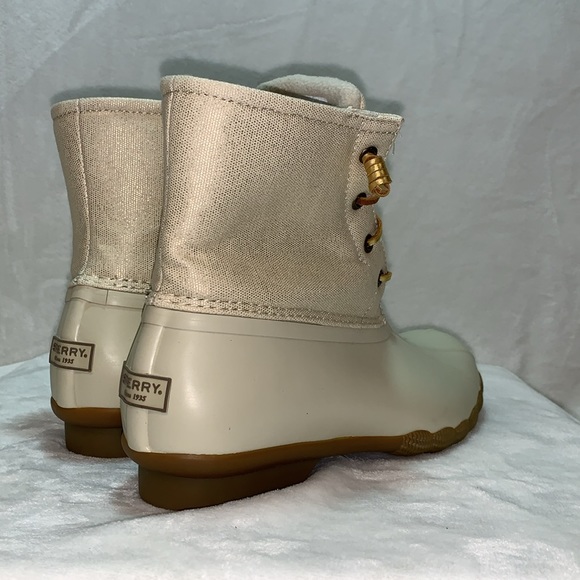 Sperry Top-Sider Saltwater Sparkle Rain/Snow women’s size 9.5 *NEW* - Picture 4 of 7